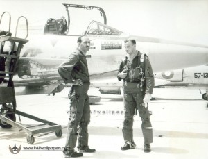 F-104 Squadron - Middlecoat with Air Marshall Nur Khan