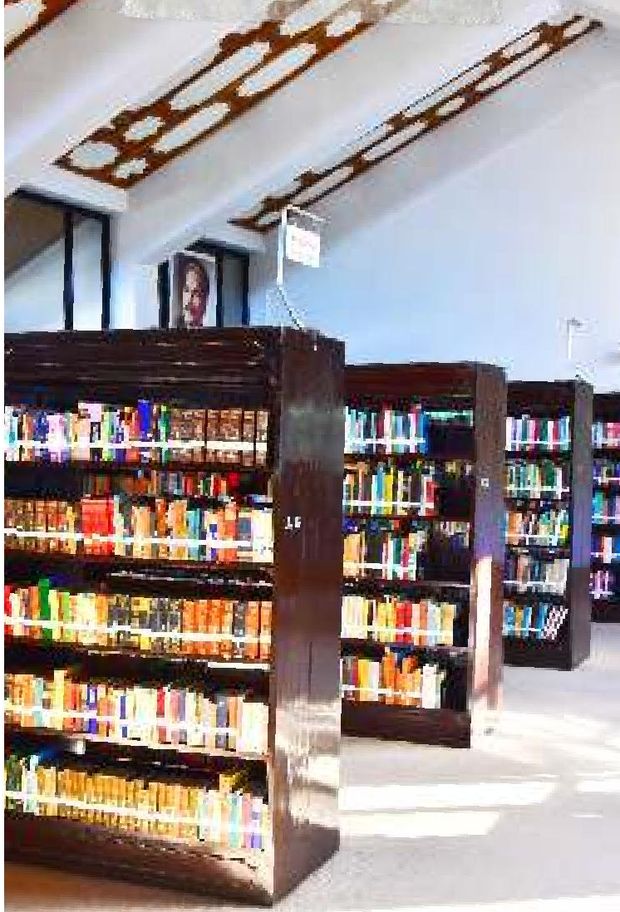 Inside the college library. — Lawrence College Ghora Gali