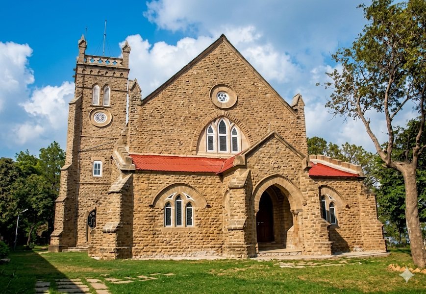 The College Chapel, a Gothic Revival building in dressed stone