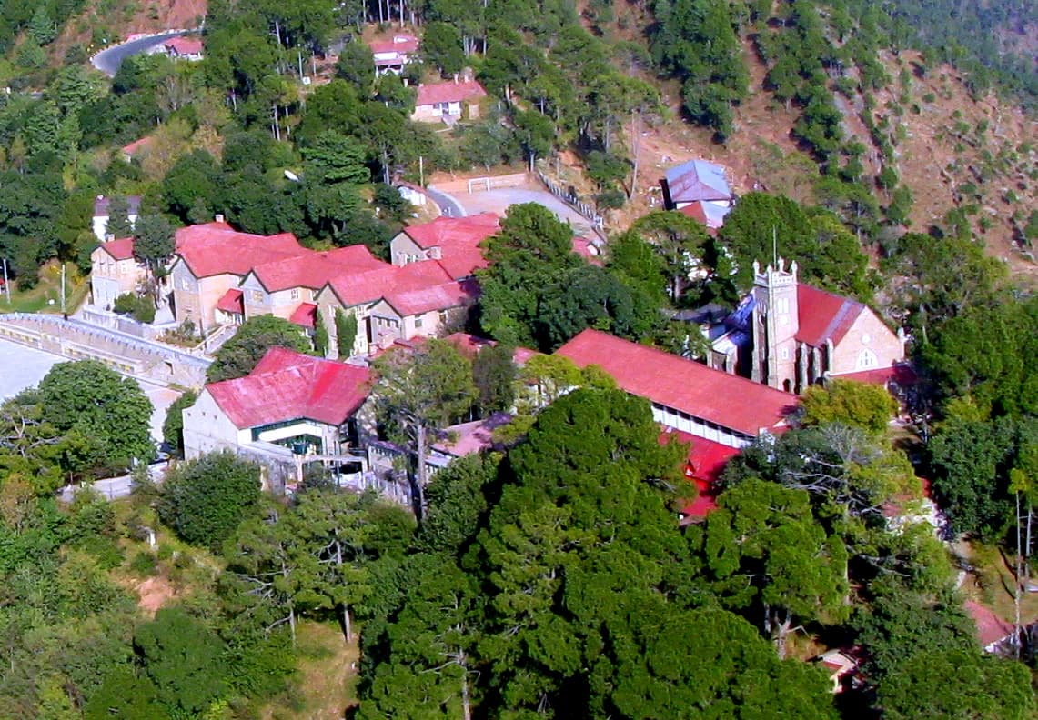 Aerial view of the Preparatory School