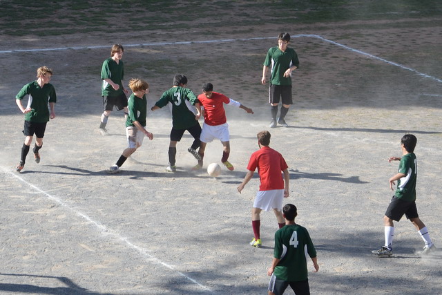 Football match, Lawrence College