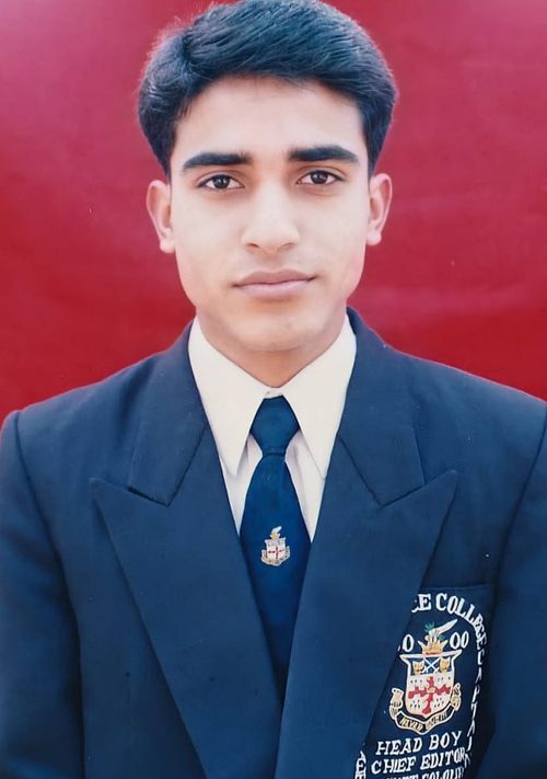 Syed Ali Haider Shah &mdash; Head Boy 2000