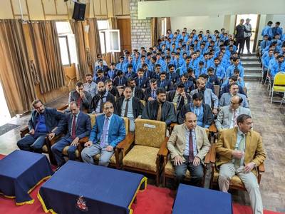 Prefectorial Board 2026–27 sworn in at Hamid Hall, Lawrence College — photo 2