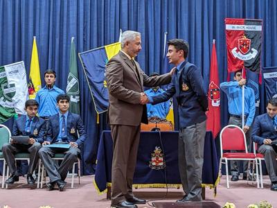 Prefectorial Board 2026–27 sworn in at Hamid Hall, Lawrence College — photo 6