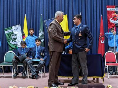 Prefectorial Board 2026–27 sworn in at Hamid Hall, Lawrence College — photo 8