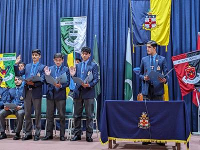 Prefectorial Board 2026–27 sworn in at Hamid Hall, Lawrence College — photo 11