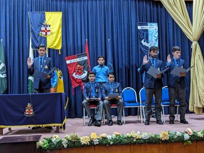 Prefectorial Board 2026–27 sworn in at Hamid Hall, Lawrence College — photo 14