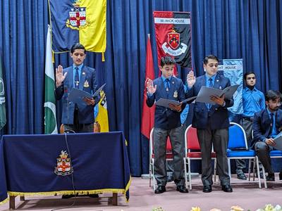 Prefectorial Board 2026–27 sworn in at Hamid Hall, Lawrence College — photo 15