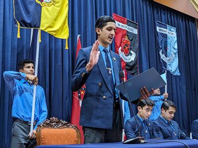 Prefectorial Board 2026–27 sworn in at Hamid Hall, Lawrence College — photo 22