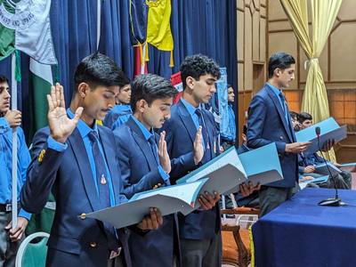 Prefectorial Board 2026–27 sworn in at Hamid Hall, Lawrence College — photo 25