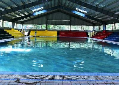 A Gift from a Gallian — inauguration of the all-weather swimming pool at Lawrence College — photo 1