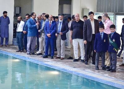 A Gift from a Gallian — inauguration of the all-weather swimming pool at Lawrence College — photo 26