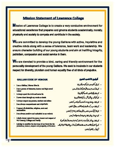 Prospectus page 2