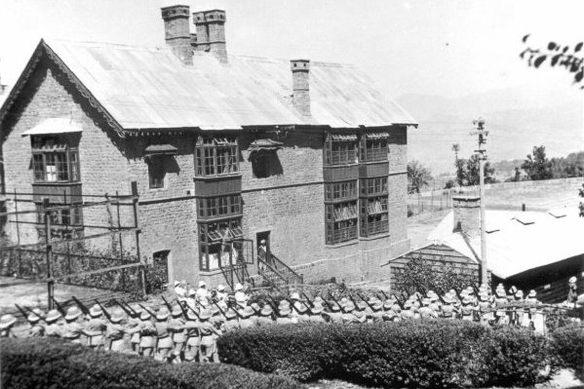 The Junior School on the upper estate, archive photograph
