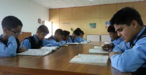 Prep School Boys Studying