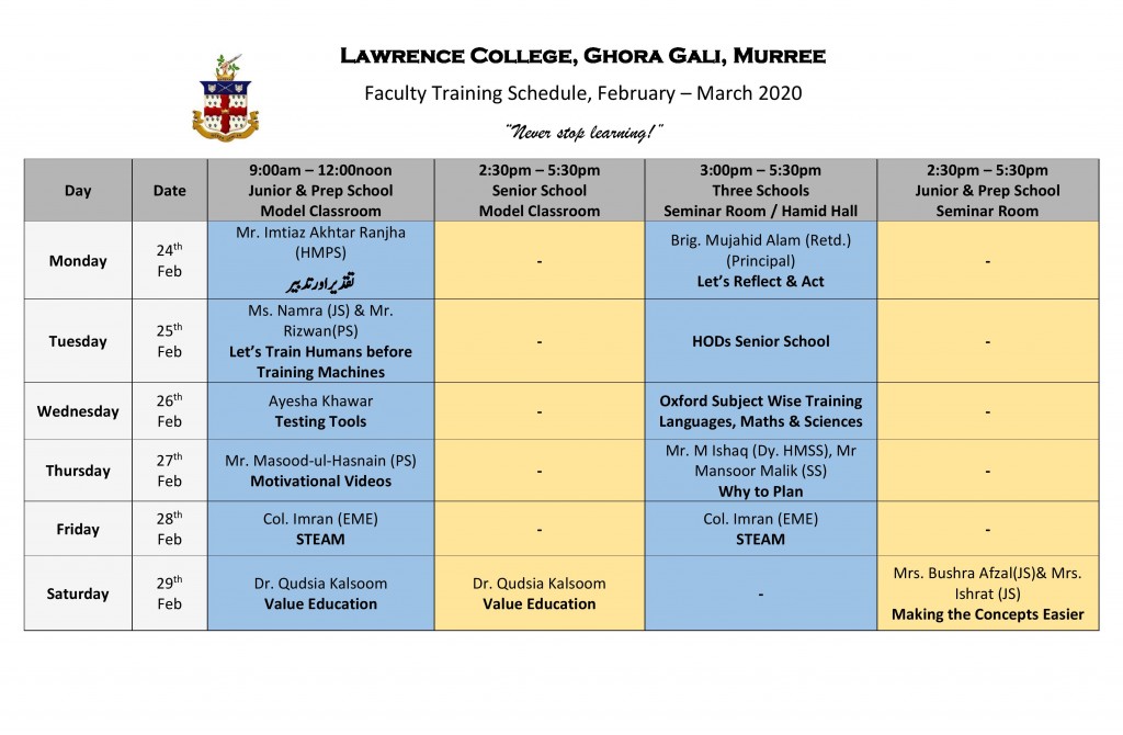 Faculty Training Schedule 2020-page-001