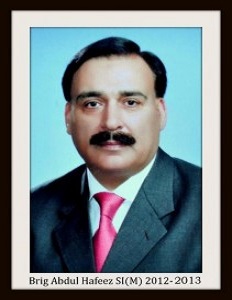 Brig Abdul Hafeez (R) (2012 - 2013)